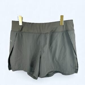 Avia Athletic Shorts Womens Large Poly Spandex Blend Green Stretch